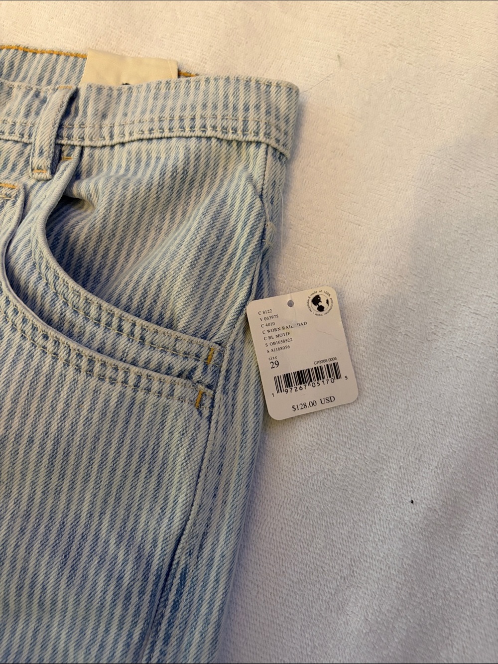 Free People We the Free Piper Mid Rise Crop Wide Leg Jeans NWT!! 🩵 - Picture 4 of 10